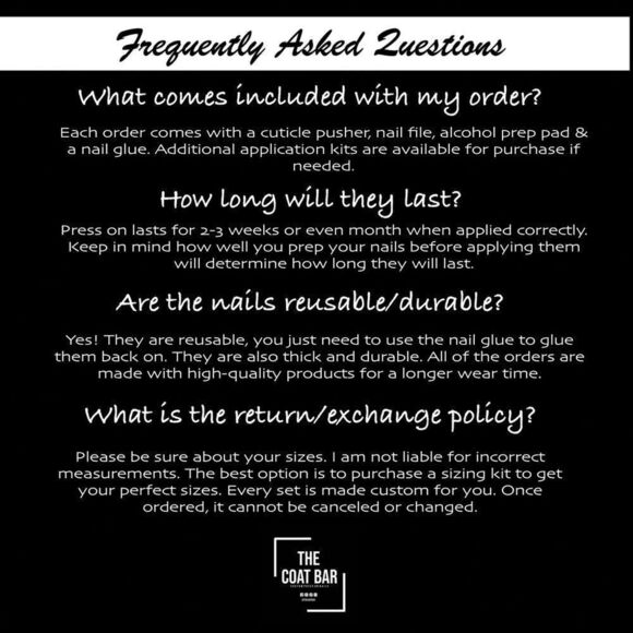 Butterfly Effect Custom Press On Nails | High Quality Nails | Handmade - Picture 7 of 11